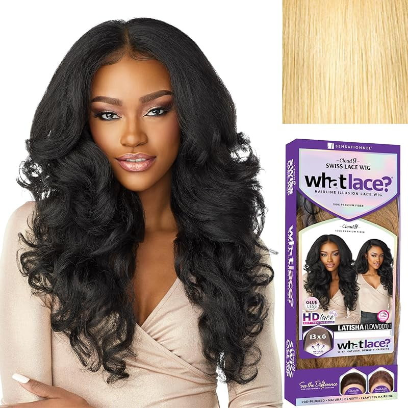 Sensationnel What lace 13x6 Wigs - latisha lacefrontal hand tied glueless synthetic with natural ... | Walmart (US)