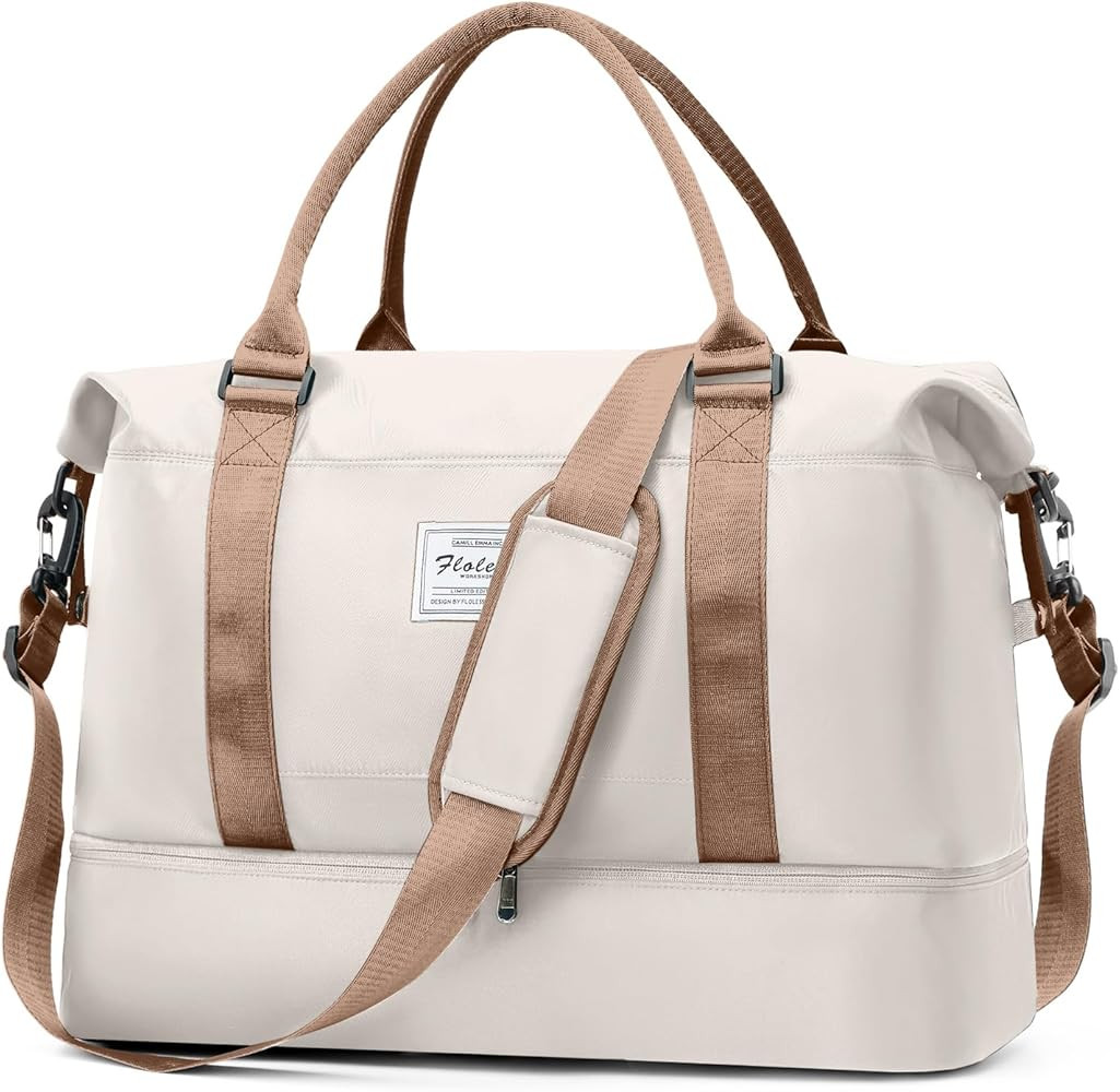 Weekender Bags for Women, Travel Duffel Bags with Shoe Compartment,Personal Item Travel Bag Carry... | Amazon (US)