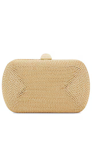 Martina Coiled Rope Clutch in Gold | Revolve Clothing (Global)