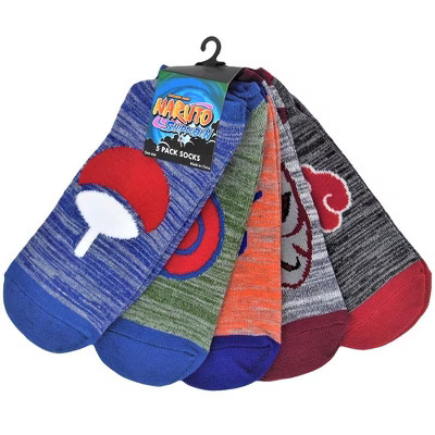 Ripple Junction x Naruto Shippuden Icons Ankle Socks 5-PK | Target