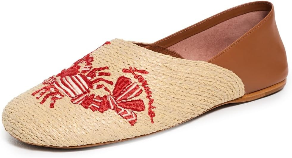 FARM Rio Women's Raffia Flat Loafers | Amazon (US)