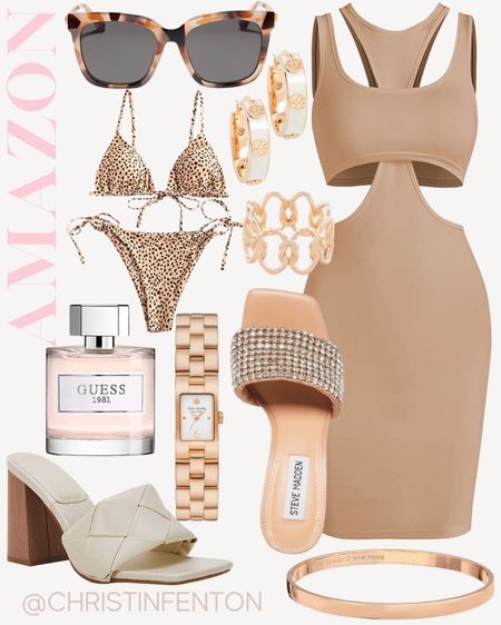 Amazon Fashion Finds! Spring outfits, summer dresses, tropical dresses,  pastel dresses, vacation dresses, resort dresses, resort wear, summer tops, bikinis, one piece swimsuits, high heels, sandals, pumps, fedora hats, bodycon dresses, bodysuits, mini skirts, maxi skirts, watches, backpacks, camis, crop tops, high heeled boots, crossbody bags, clutches, hobo bags, gold rings, simple gold necklaces, simple gold rings, gold bracelets, gold earrings, stud earrings, work blazers, outfits for work, work wear, jackets, bralettes, satin pajamas, hair accessories, knee high boots, nail polish, travel luggage. Click the products below to shop! Follow along @christinfenton for new looks & sales! @shop.ltk #liketkit #founditonamazon 🥰 So excited you are here with me! DM me on IG with questions! 🤍 XoX Christin #LTKcurves #LTKfit 

#LTKstyletip #LTKshoecrush #LTKitbag #LTKsalealert #LTKwedding #LTKfindsunder50 #LTKfindsunder100 #LTKbeauty #LTKworkwear #LTKhome #LTKtravel #LTKfamily #LTKswim #LTKSeasonal #LTKparties #LTKmidsize #LTKover40