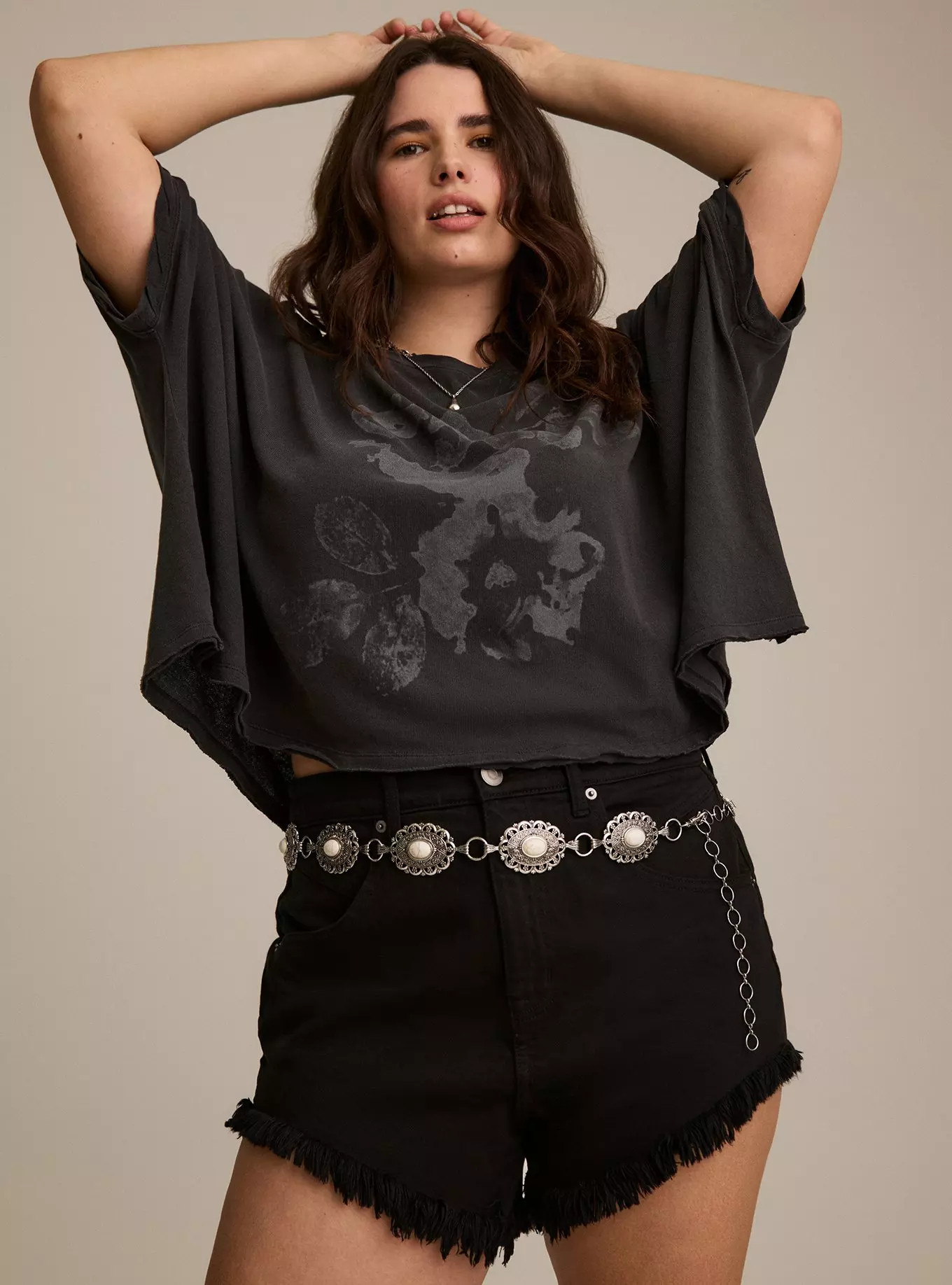 Antiqued Stone Chain Belt | Torrid (US & Canada)