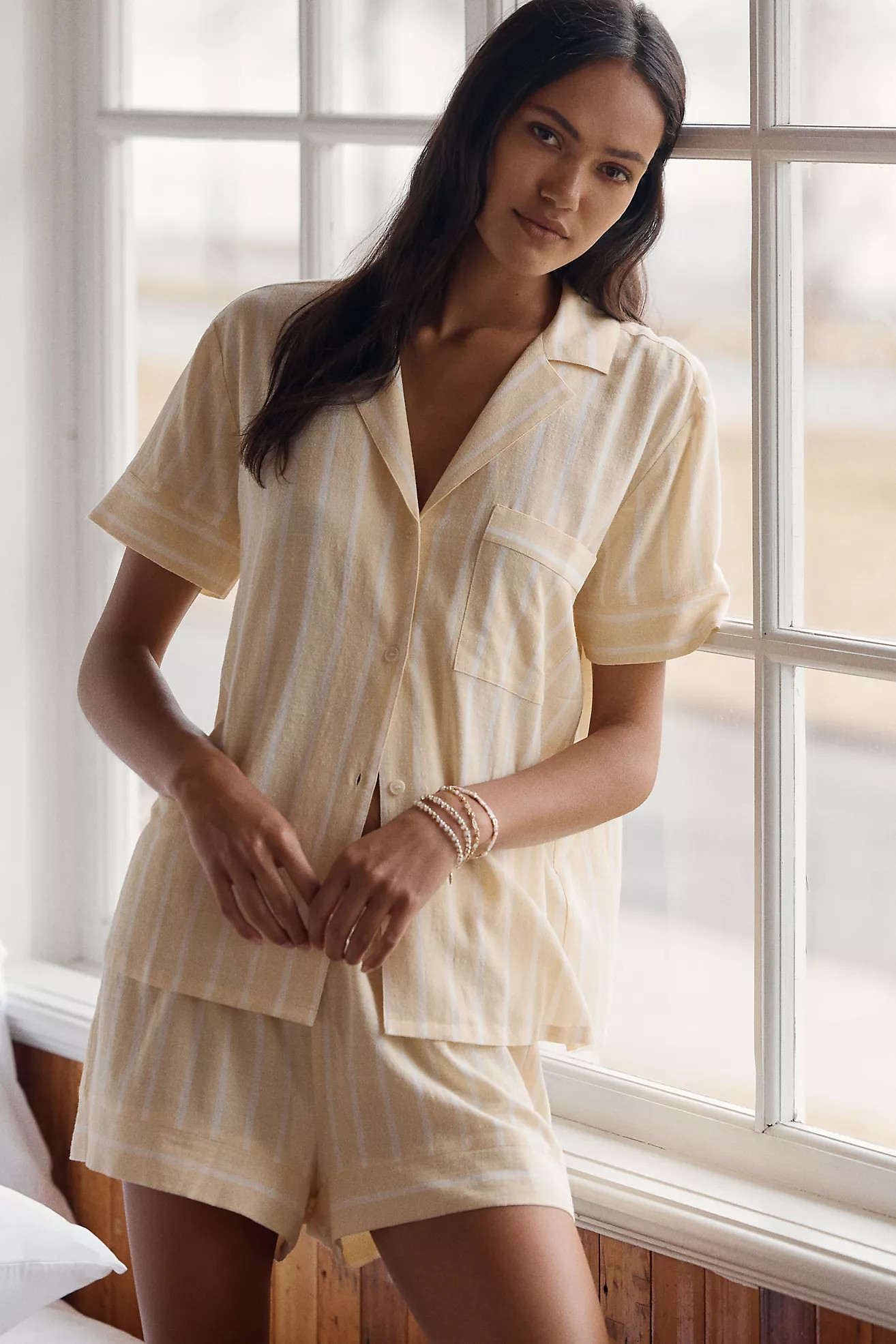 Eberjey Nautico Short Pajama Set | Anthropologie (US)