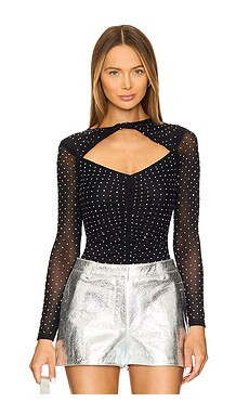 ASTR the Label Ancira Bodysuit in Black from Revolve.com | Revolve Clothing (Global)