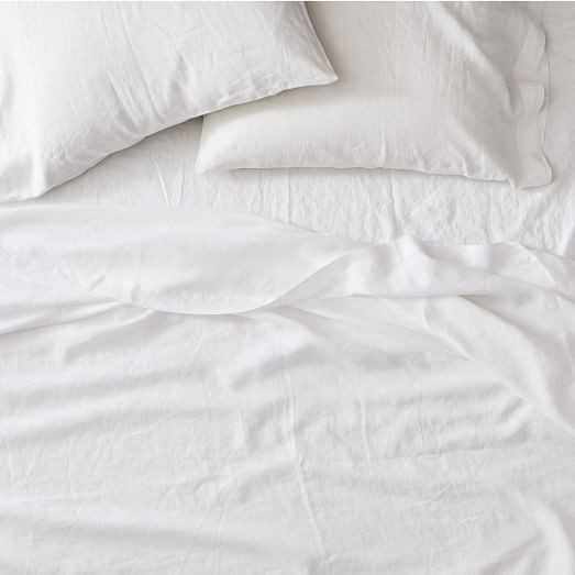 European Flax Linen Duvet Cover & Shams | West Elm (US)