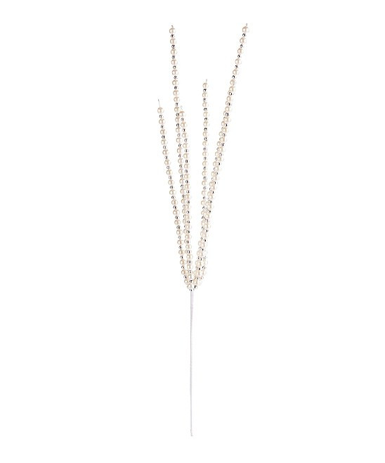 Porch & Petal Floral PEARL/SILVER - Silver Bead Spray | Zulily