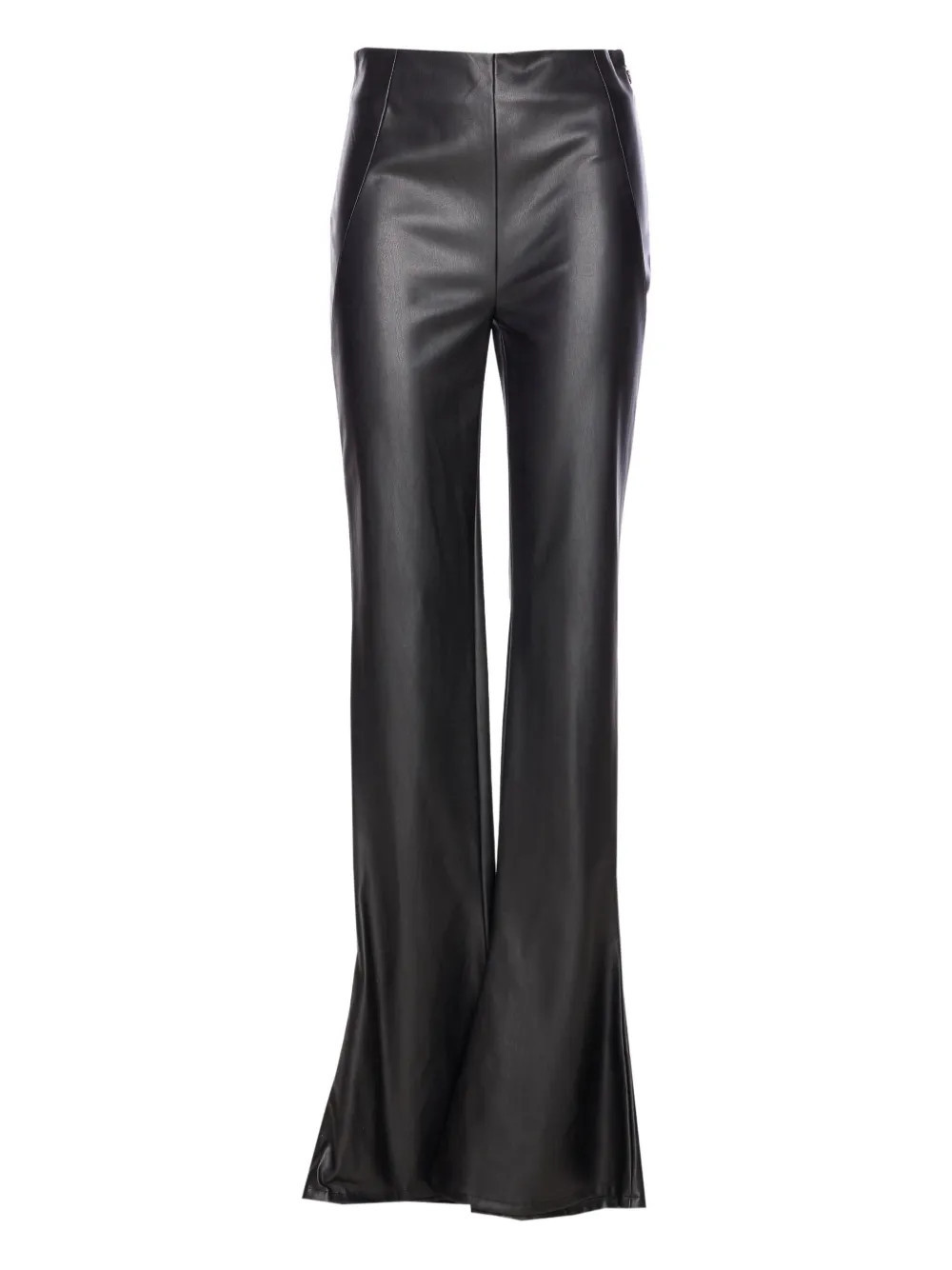 Aniye By faux-leather side-zip trousers - Black | Farfetch Global