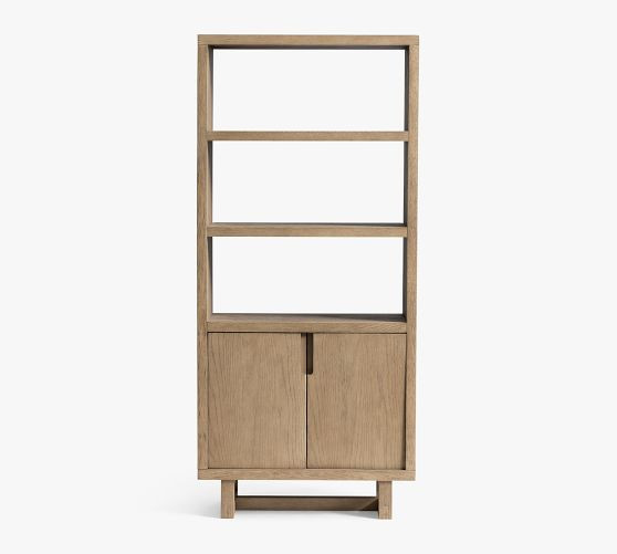 Portola Open Bookcase with Doors (33"-66") | Pottery Barn (US)