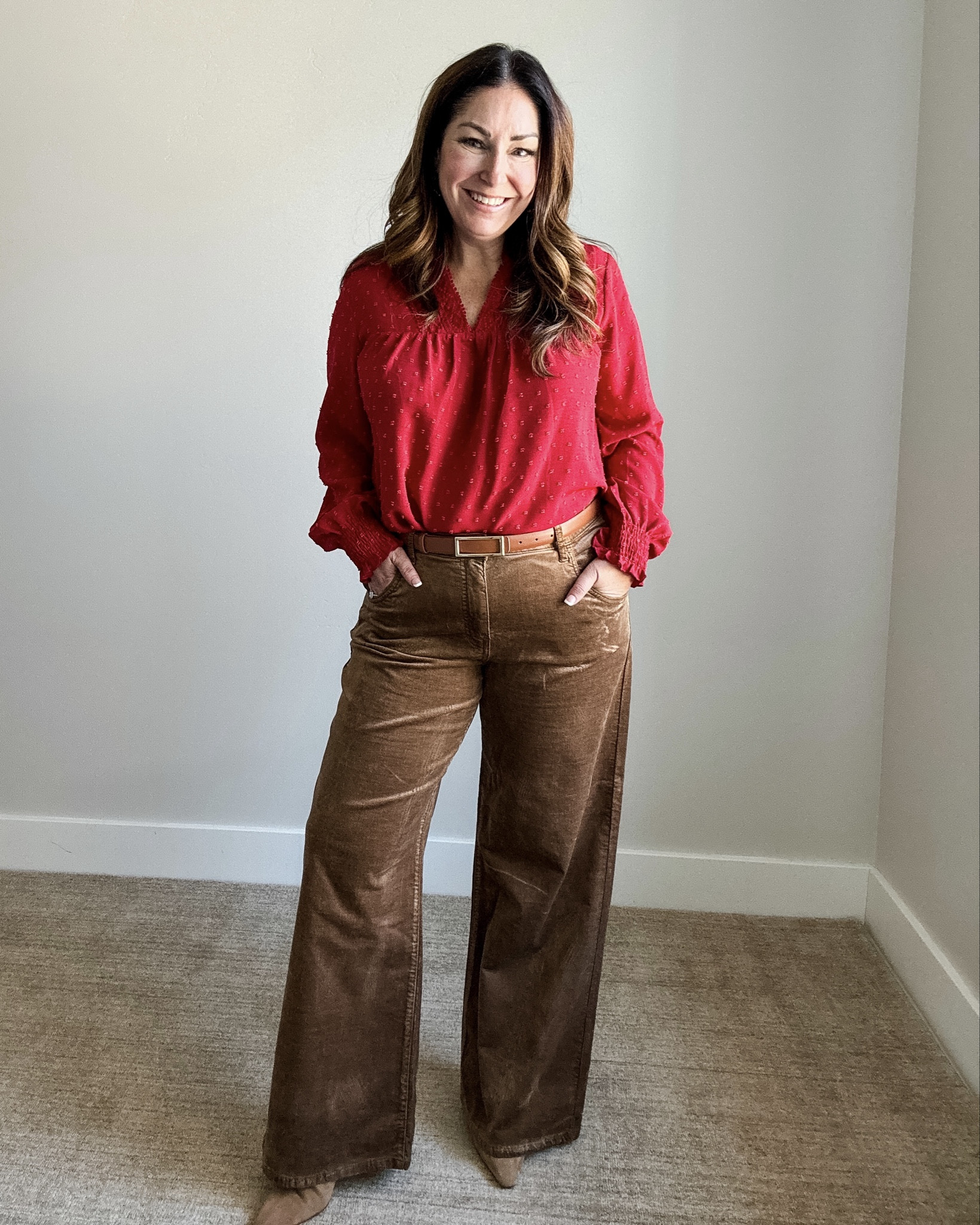 Fall Everyday Dressy Casual Outfit | Wearing top, L and Pants, XL 

 #thanksgivingoutfit #friendsgiving #falloutfit #LTKSeasonal #LTKMidsize #LTKFindsUnder50