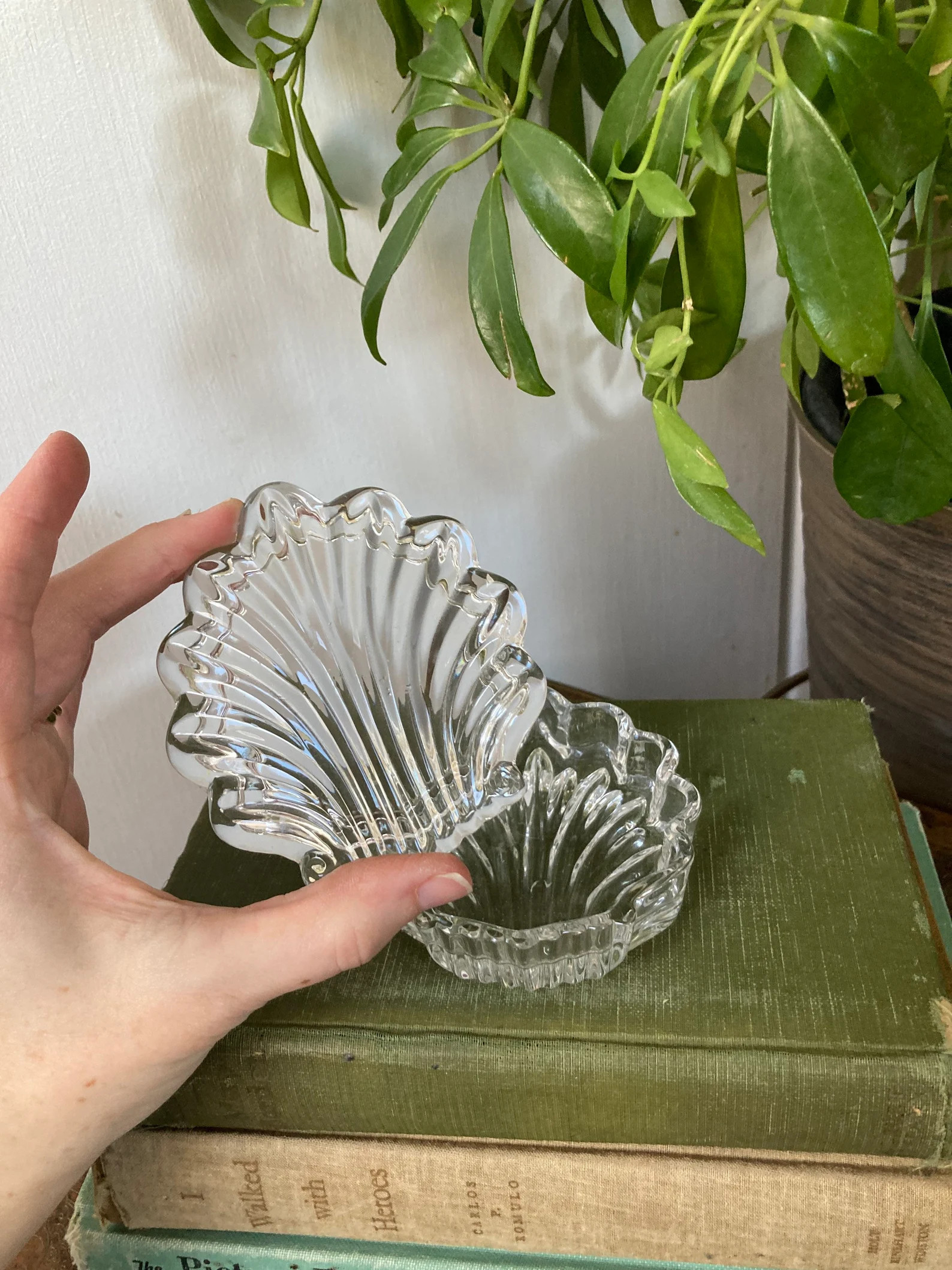 Little Clear Glass Art Deco Box - Etsy | Etsy (US)