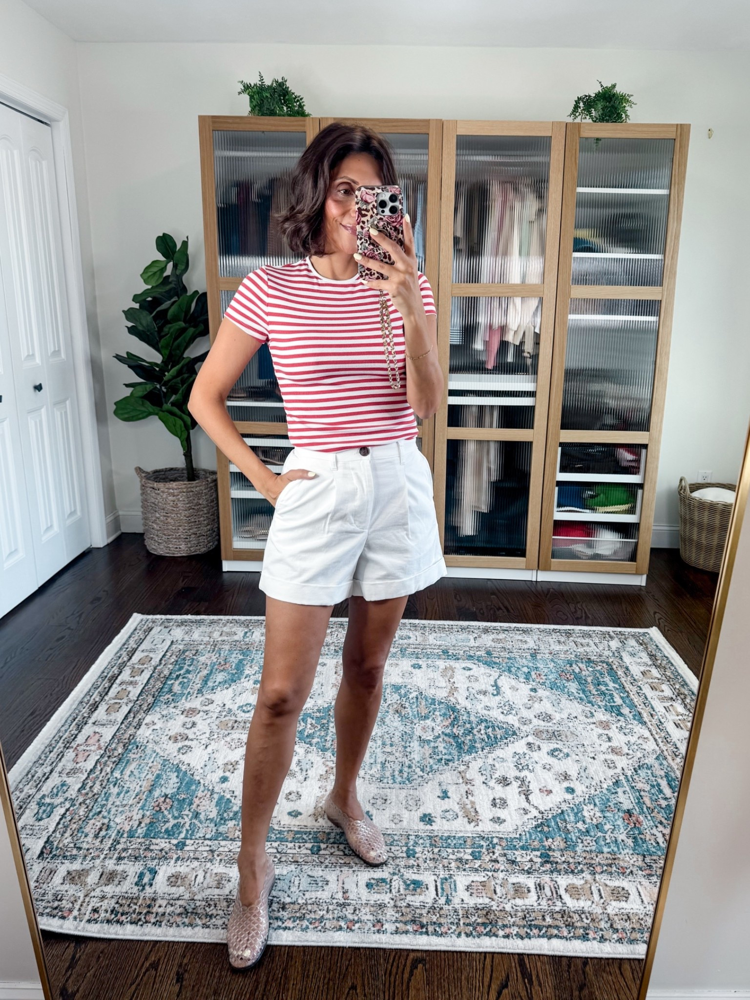 Target striped tee
Red and white tee size xs
Memorial Day wkend 
4th of July wkend outfit

#LTKSeasonal #LTKOver40 #LTKootd