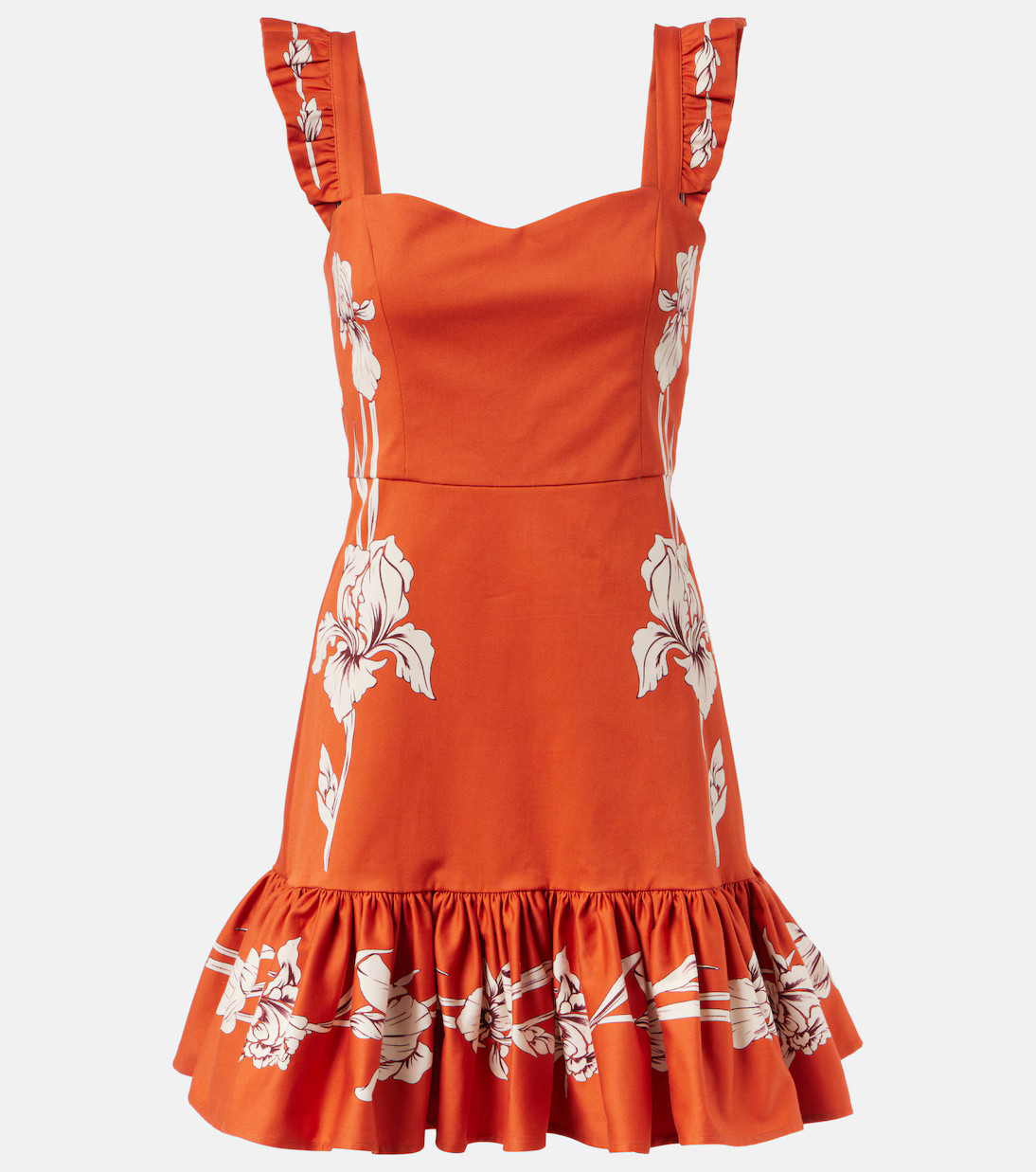 Gingerbread cotton-blend minidress | Mytheresa (US/CA)