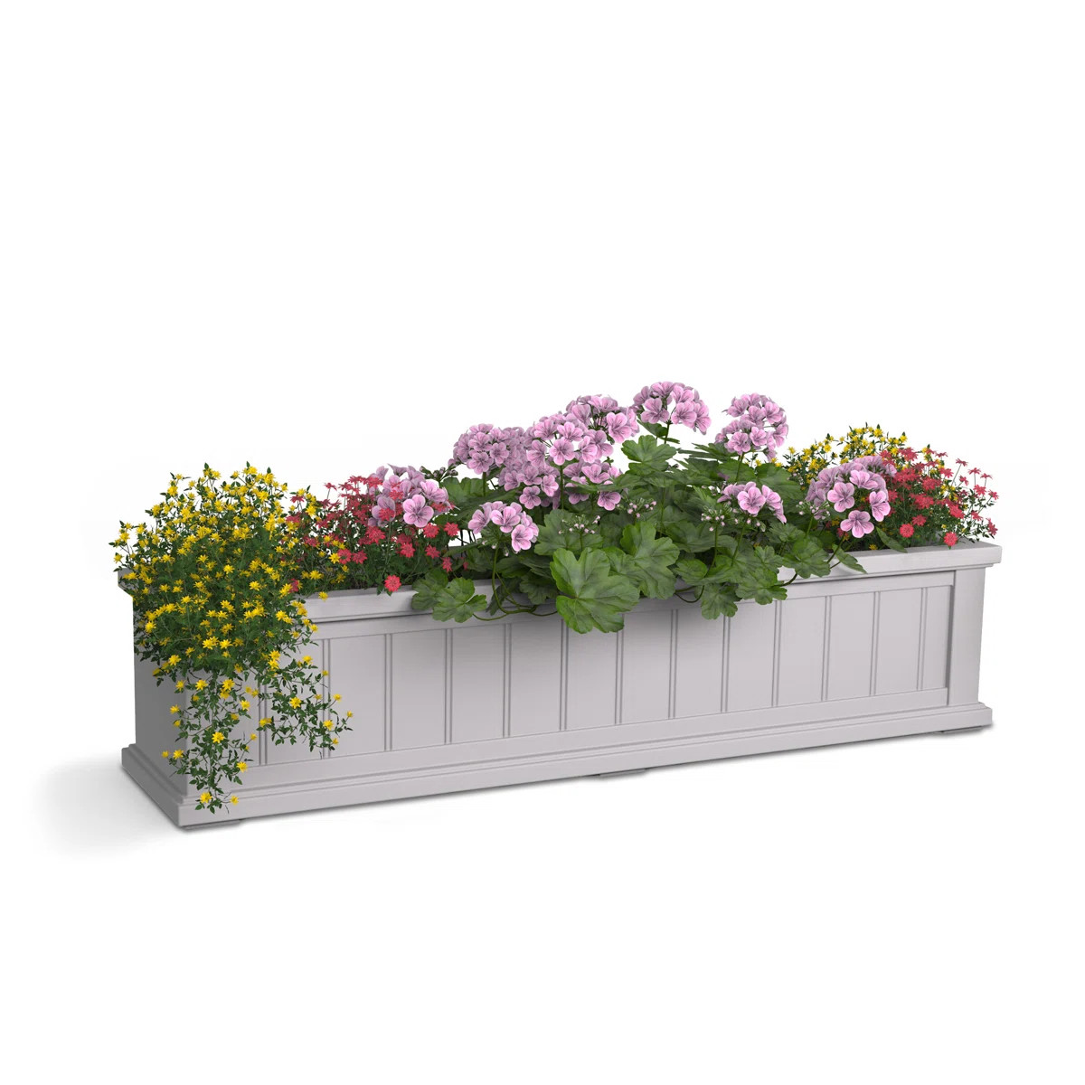 Selevae Resin Window Box Planter with Water Reservoir | Wayfair North America