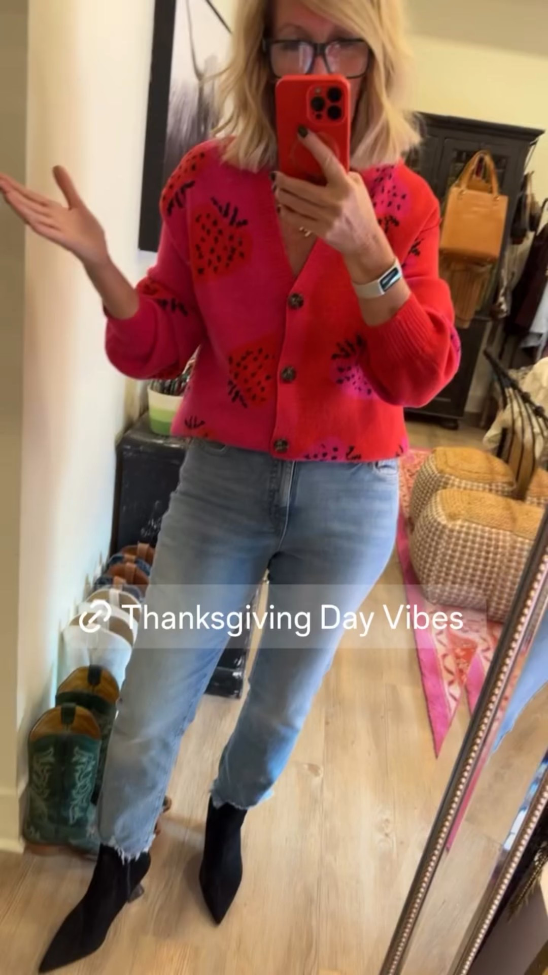 Thanksgiving Day Vibes! 🍓🍓
Great fit, super flattering, doesn’t need much accessorizing! 

#LTKfoodie #LTKHoliday #LTKSeasonal