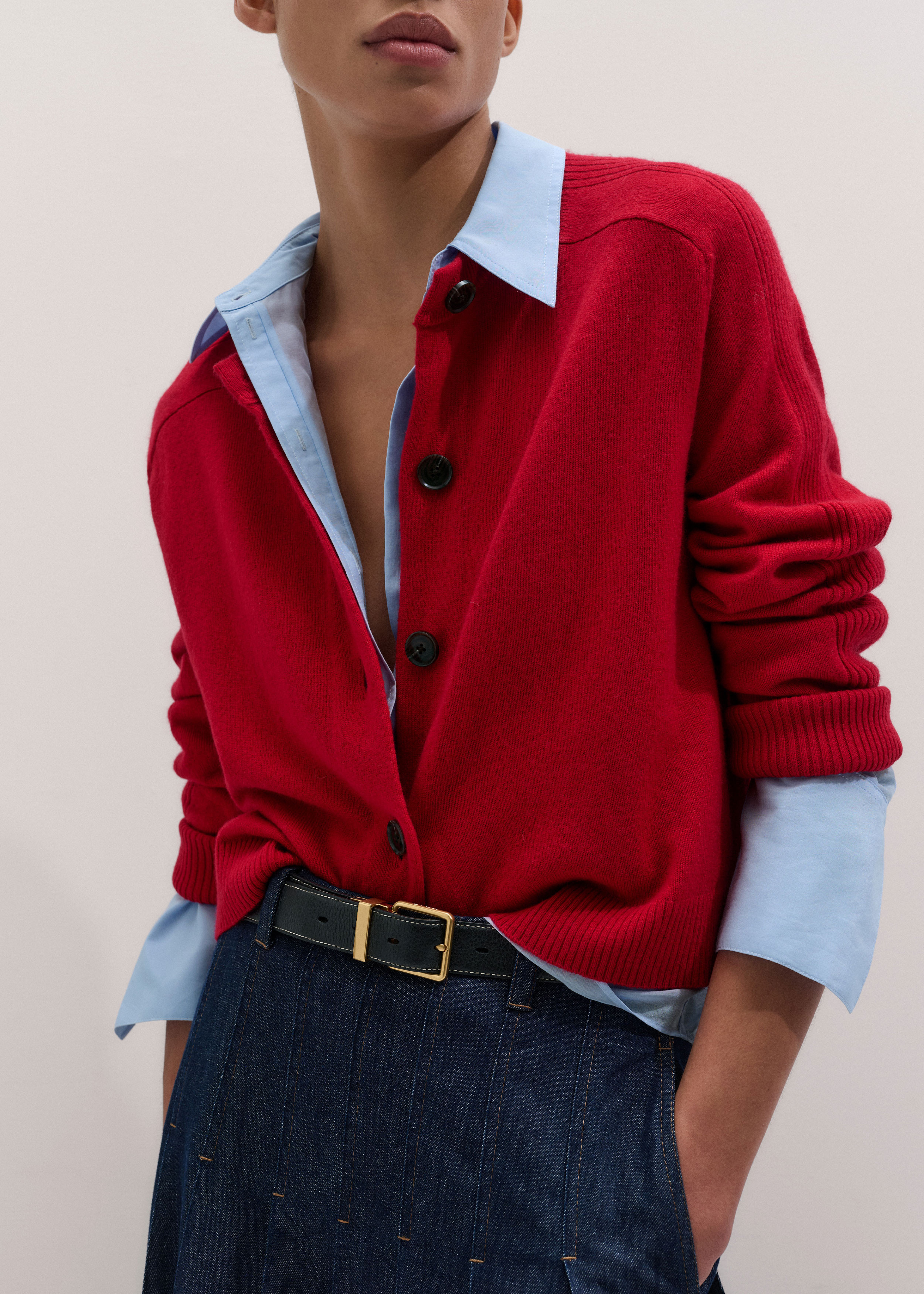 Soft Shoulder Cardigan Merino + Cashmere | ME+EM Global (Excluding US)