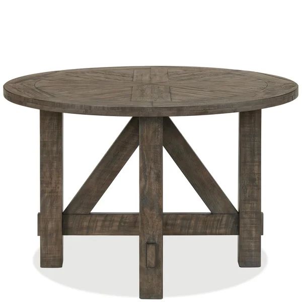 Chandita 48'' Pine Solid Wood Dining Table | Wayfair North America