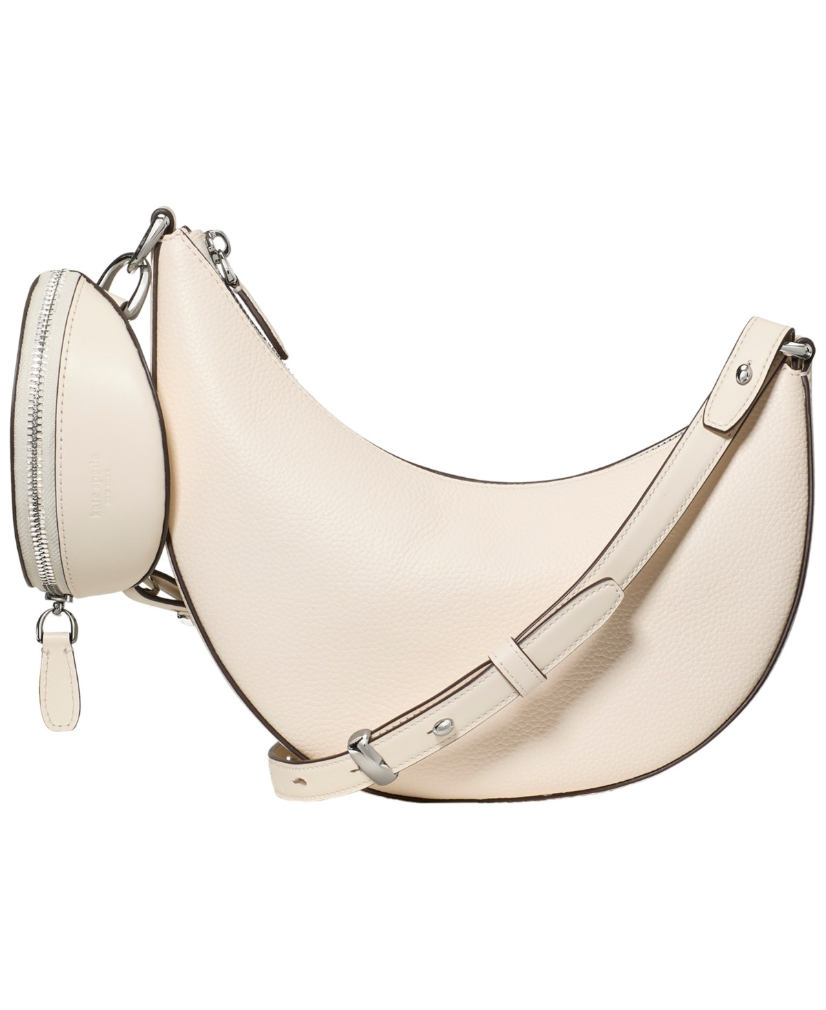 kate spade new york Duo Embellished Strap Crossbody Bag - Cashew Milk | Macy's
