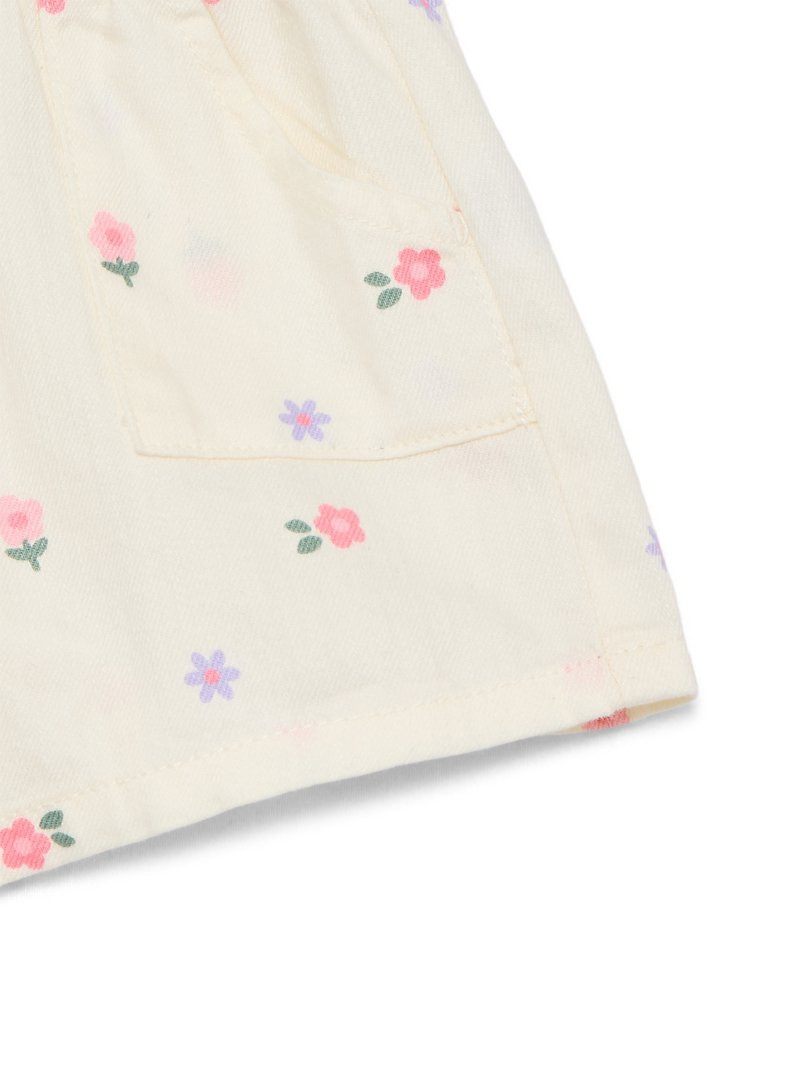Wonder Nation Baby Girl Woven Shorts, Sizes 0-24 Months | Walmart (US)
