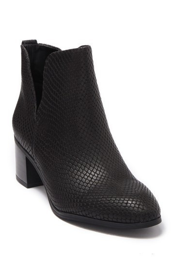 Roar Snake Embossed Notched Bootie | Nordstrom Rack