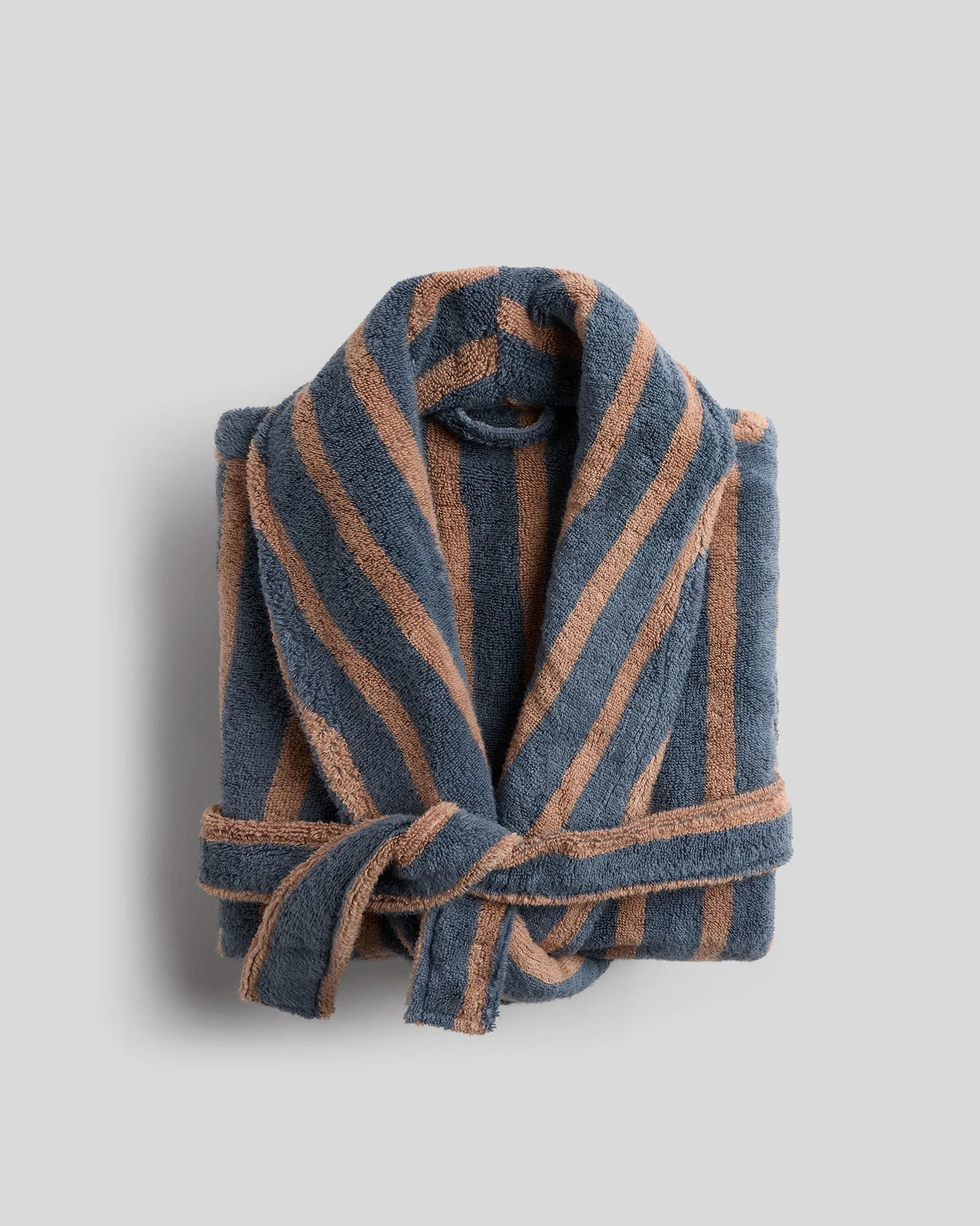 Terry Stripe Robe (Dusk and Adobe) | Parachute