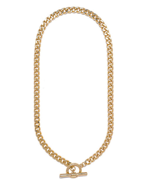 Shashi - Precious Chain Toggle Necklace | VICI