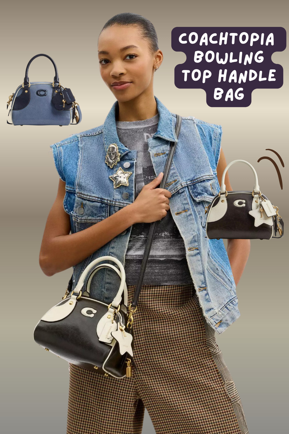 NEW INTRODUCE ✨
Coachtopia Bowling Top Handle Bag
🤍 Vintage Mood with a Modern Twist 🤍

Perfect for daily use, brunch dates, city outings, and travel looks — this is the type of bag that makes your outfit look instantly more polished without trying too hard 💫

✔ Stylish vintage bowling bag silhouette
✔ Elegant top handle design
✔ Spacious for everyday essentials
✔ Lightweight & easy to style
✔ Coachtopia sustainable collection ♻️
✔ Fashion-forward everyday bag 🔥

Minimal, trendy, and effortlessly cool — the kind of bag you’ll keep reaching for every day 🤍 

 #LTKstyletip #LTKbag #LTKgiftguide