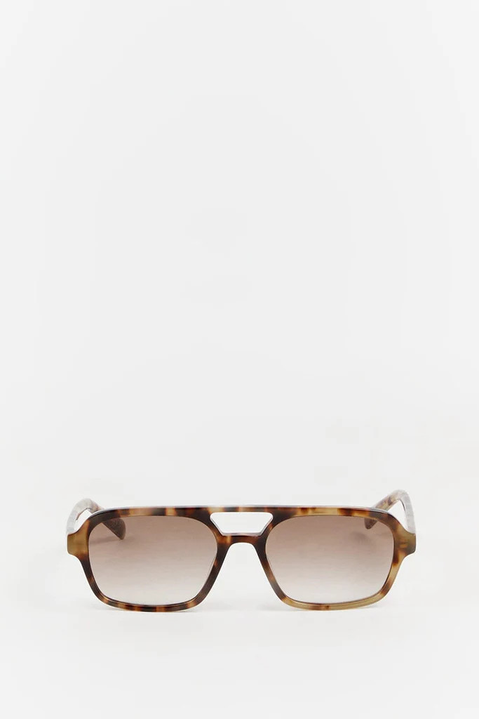 LUV LOU DUSTY MOCHA TORT SUNGLASSES | DISSH
