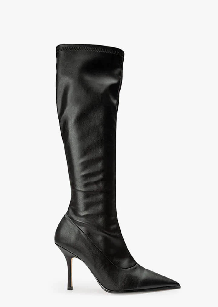 Knight Black Venezia Calf Boots | Boots | Tony Bianco | Tony Bianco (Australia & New Zealand)