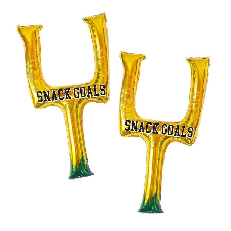 Packed Party 'Snack Goals' 3 ft. Mylar Balloon, Football Party Décor, 2 Ct. - Walmart.com | Walmart (US)