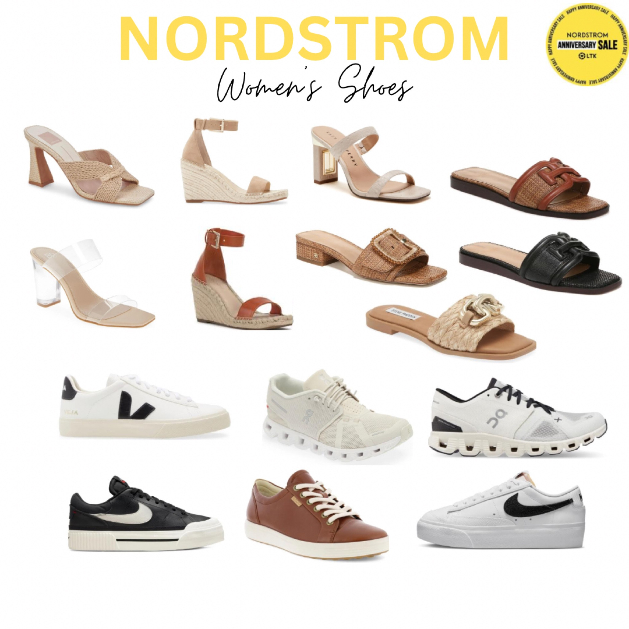 My favorite shoe finds at Nordstrom! Save your favorites and come back to shop during the LTKxNSale 💛

summer shoes, sandals, Sam edelman, heels, summer heels, leather sneakers, running shoes, on clouds, Nike blazers, wedges, clear heels, shoe sale, Nike sneakers, fashion sneakers, women’s shoes 

#LTKshoecrush #LTKxNSale #LTKsalealert