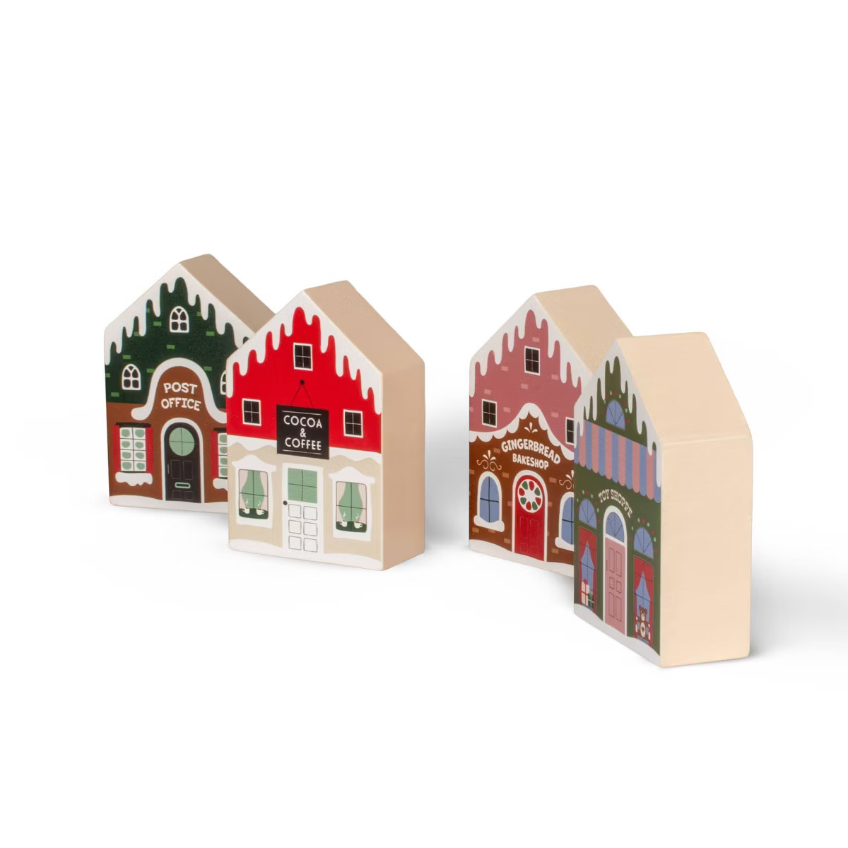 Classic Holiday Decor Wood Prop Sets Village - Bullseye's Playground™ | Target