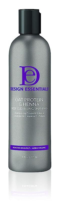 Design Essentials Oat Protein and Henna Deep Cleansing Shampoo, 8 Ounces | Amazon (US)
