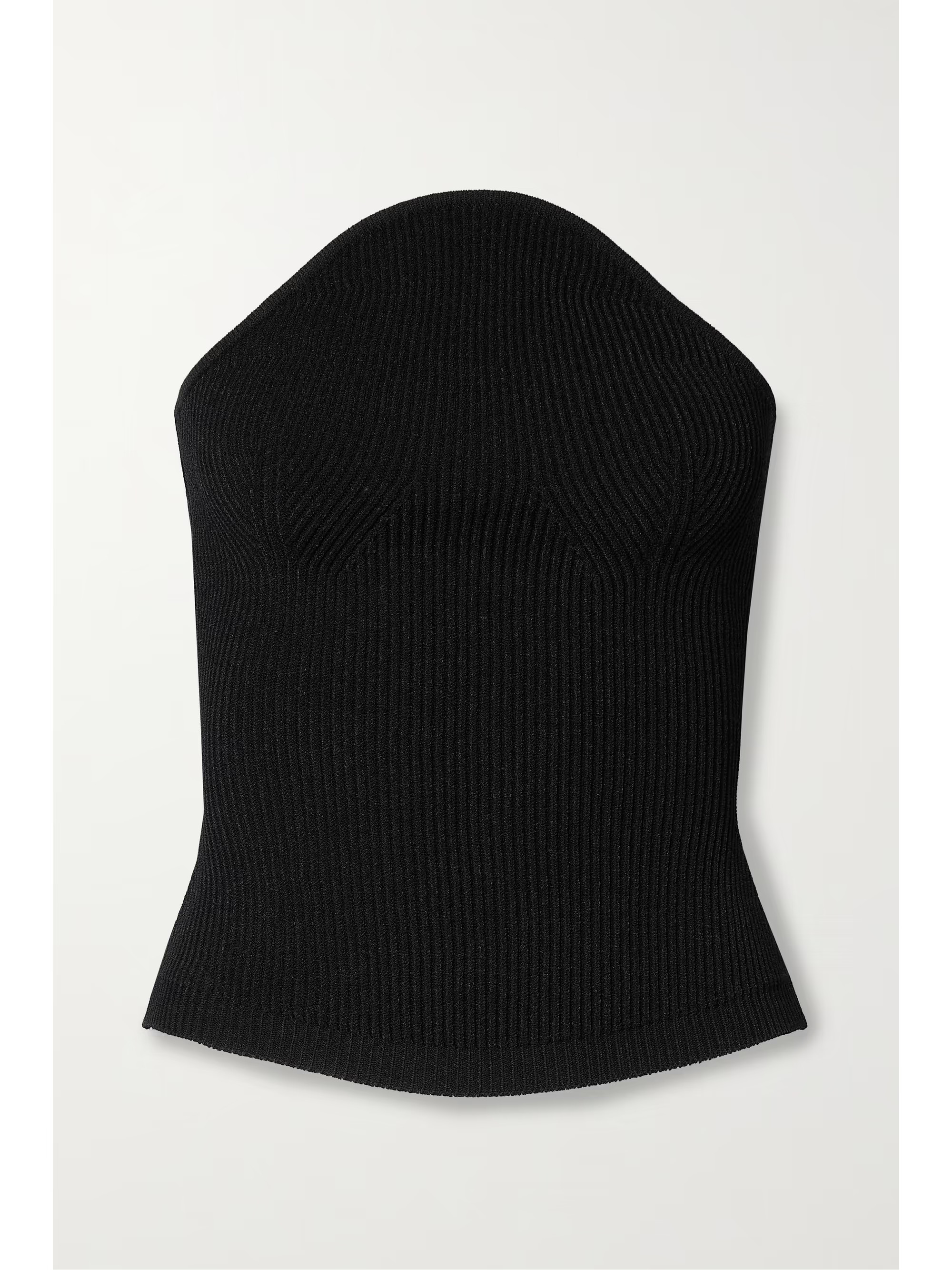 Jericho strapless ribbed-knit top | NET-A-PORTER (US)