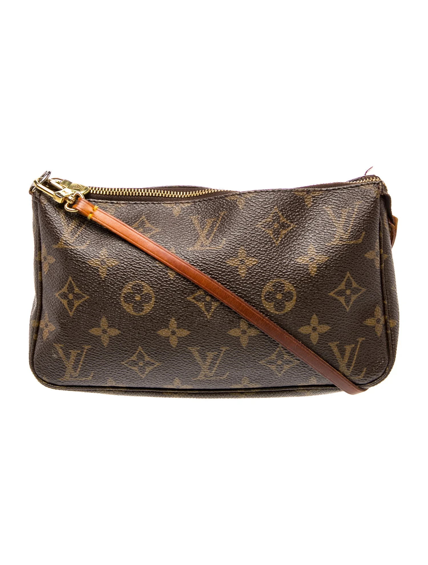 Louis Vuitton LV Monogram Pochette Accessoires - Brown Shoulder Bags, Handbags - LOU1236407 | The... | The RealReal