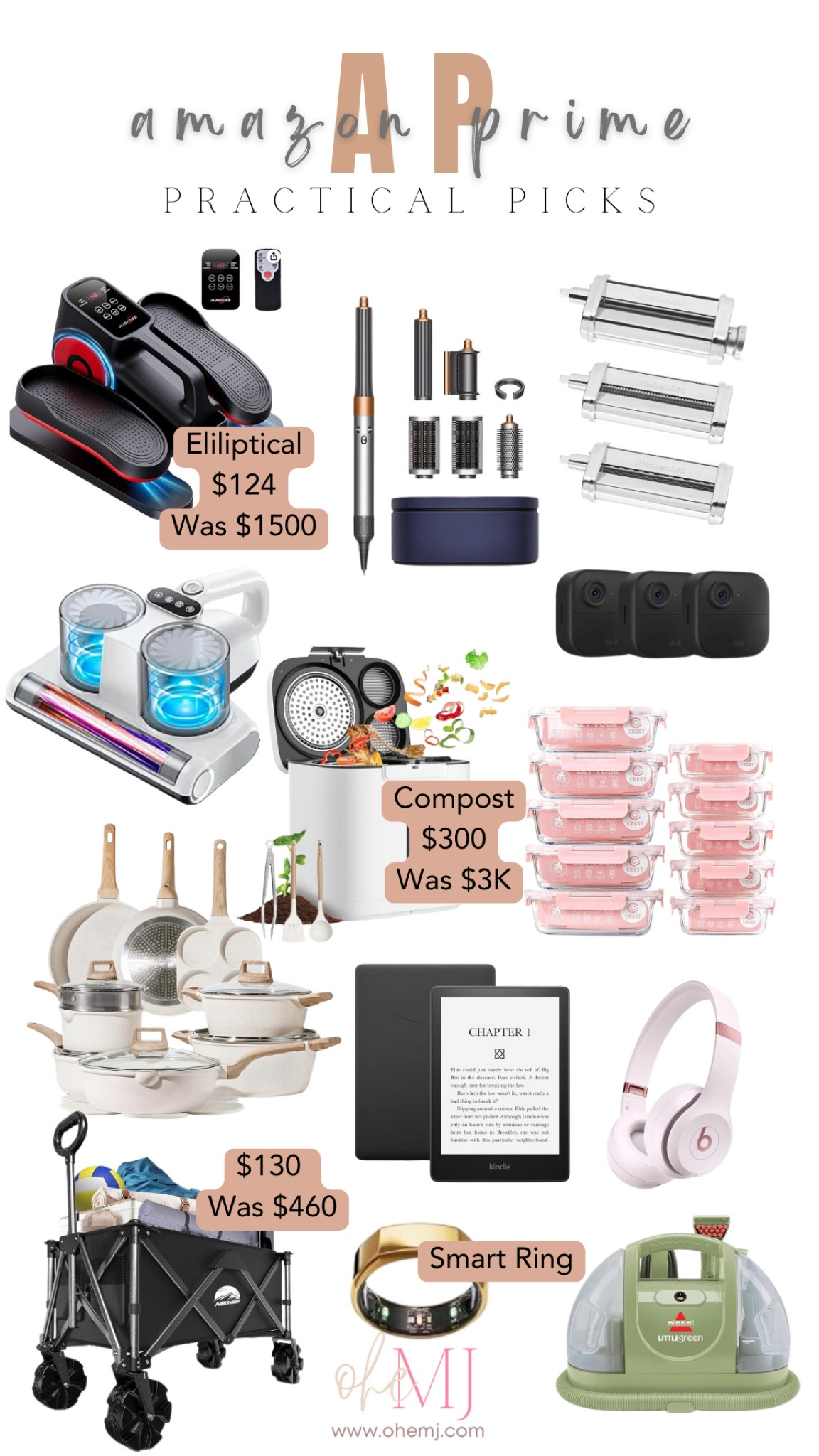 Amazon Prime Day Practical Picks
Tupperware
Outdoor camera
Pots and pan set
Kindle
Headphones
Compost
Bed vaccum
Dyson hair wrap


#LTKStyleTip #LTKSaleAlert #LTKHome