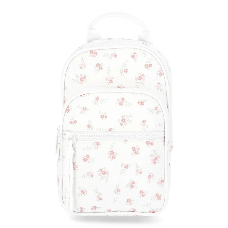 No Boundaries Hands Free Sling Bag, Ivory Floral, Women’s | Walmart (US)