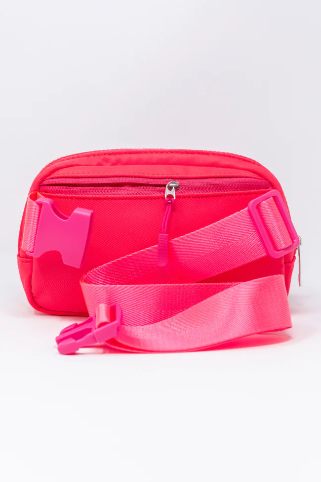 Places To Go Hot Pink Belt Bag | Pink Lily