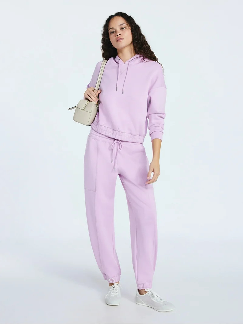 Scoop Women's and Women's Plus New Scubaknit Pullover Hoodie, Sizes XS-4X | Walmart (US)