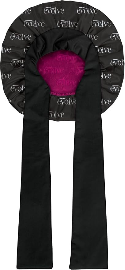 Evolve Products XL Take-Two Satin Wide Edge Hair Bonnet | Ideal for nighttime protection and pres... | Amazon (US)