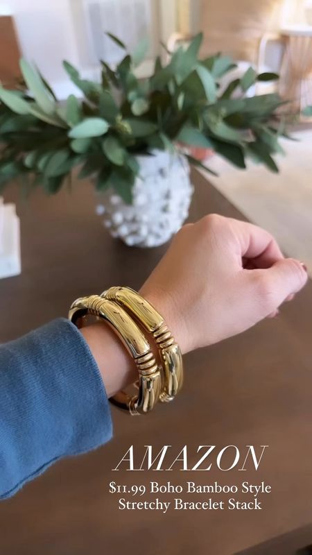 I’ve been loving these gold acrylic bangles from Amazon! They go with so many Summer outfits and dress up a lot of my casual outfits! Also linking some of my other everyday Amazon jewelry! 

#LTKFindsUnder50 #LTKVideo #LTKStyleTip