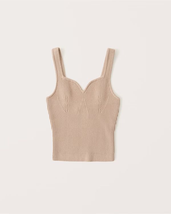 Contour Sweetheart Sweater Tank | Abercrombie & Fitch (US)