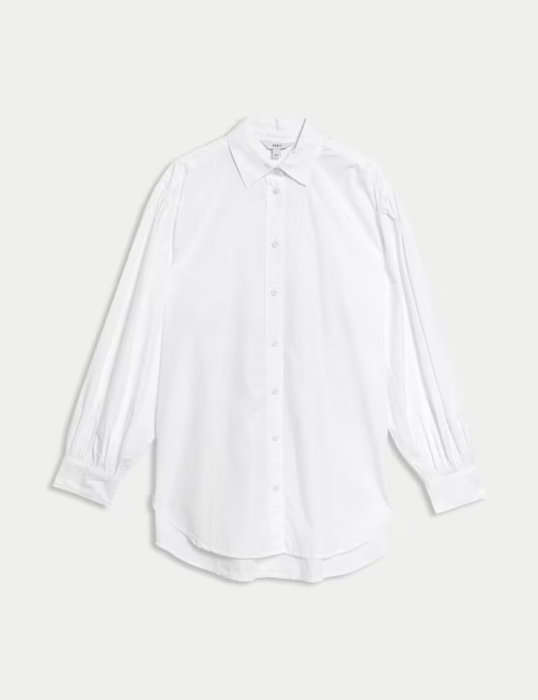 Pure Cotton Oversized Shirt | Marks & Spencer (UK)