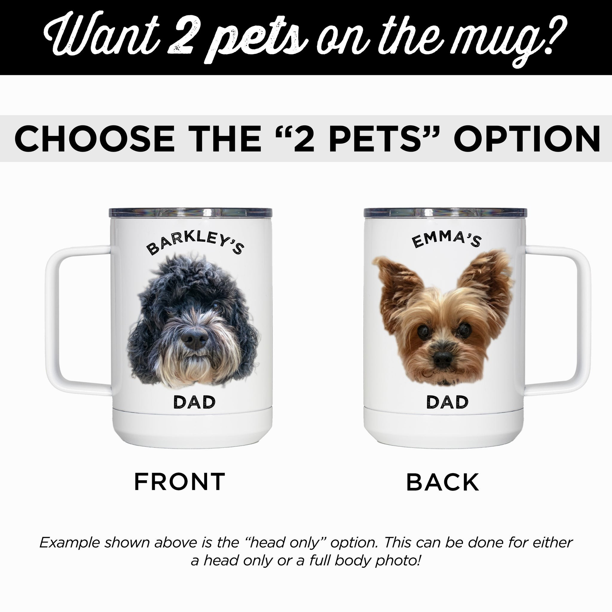 Valentine's Day Deadline Passed - Personalized Pet Travel Mug | Type League Press