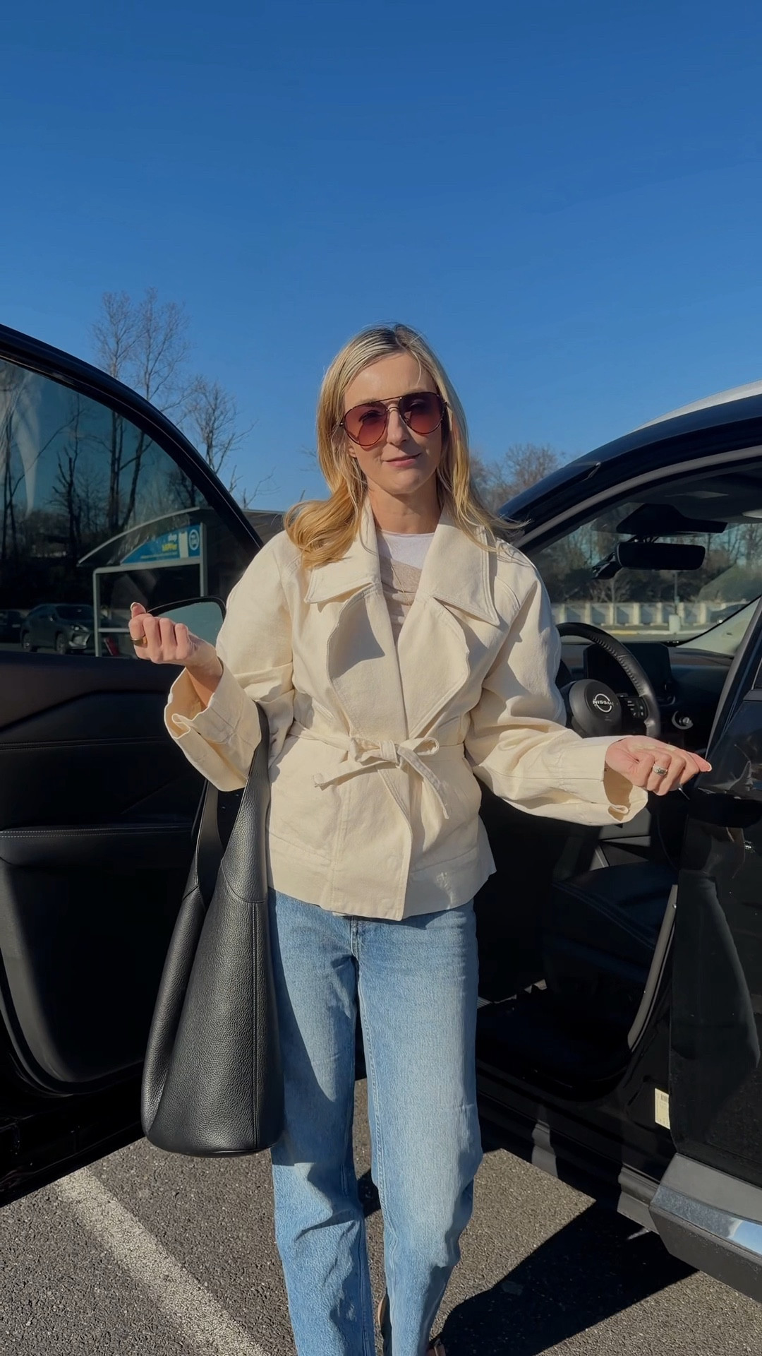 Girlllll if you've been standing in your closet every morning stressing about what to wear… That's the formula.

Light jacket + straight jeans + ballet flats.

I've literally been wearing this on repeat because spring weather is SO confusing and this just works every single time.

Jacket size S
Jeans size 26 regular 

Spring outfits 2026 • spring fashion • ballet flats outfit • spring ootd • everyday chic
Spring outfit ideas • ballet flats outfit • everyday chic • spring fashion 2026 • effortless style • casual chic • spring ootd • elevated basics • women's fashion inspo • outfit formula


#LTKSeasonal #LTKmorningroutine #LTKSaleAlert