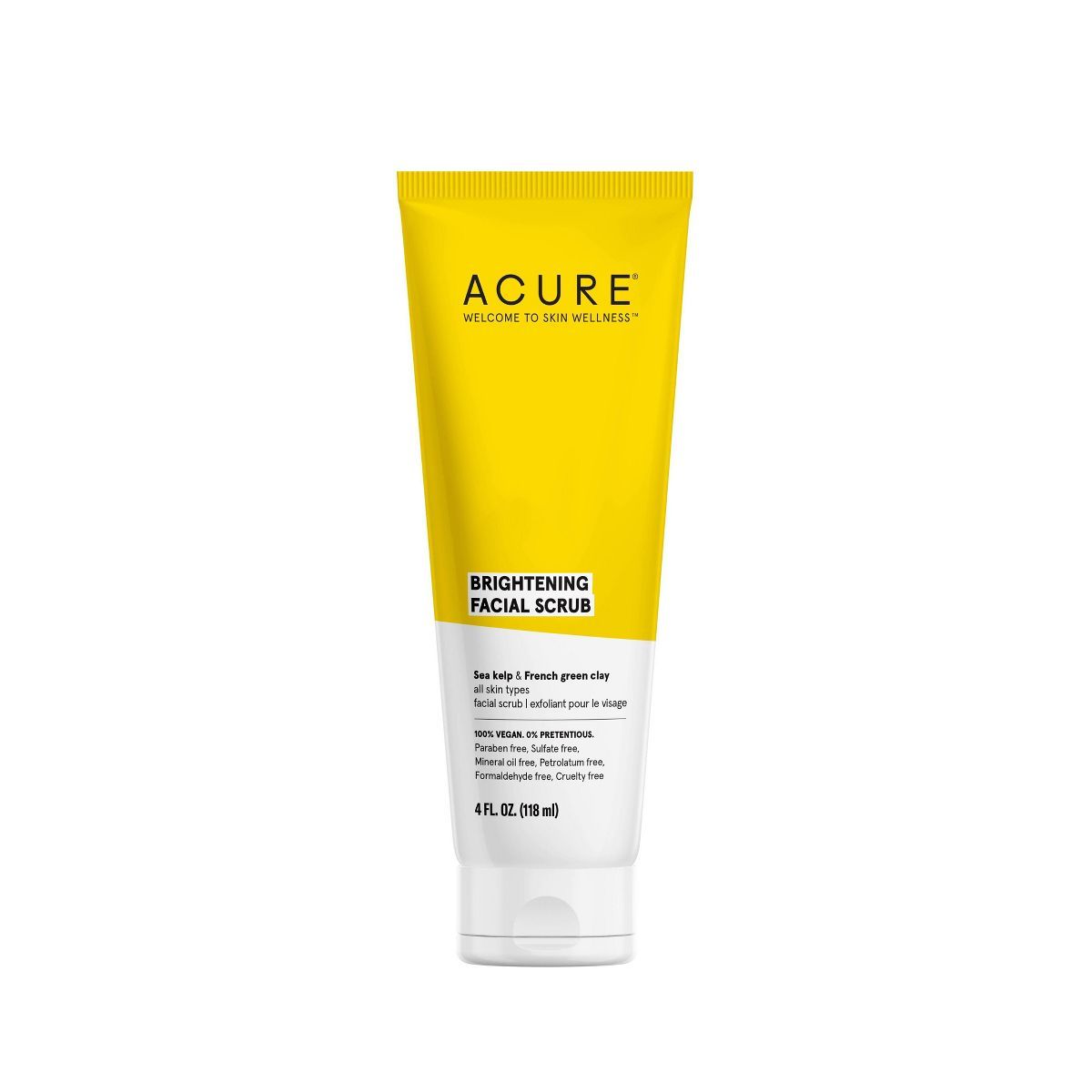 Acure Brightening Facial Scrub - Unscented - 4 fl oz | Target