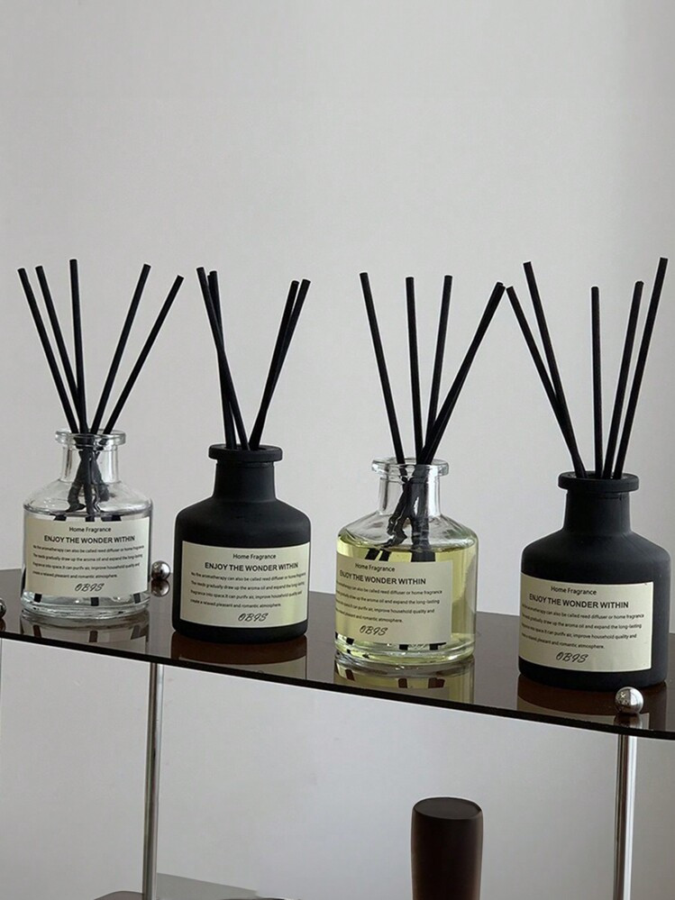 1 Set (1 Bottle Fragrance Oil + 4 Rattan Sticks) Flameless Home Fragrance Oil Diffuser Set, Long-... | SHEIN