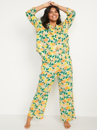 Matching Printed Pajama Set for Women | Old Navy (US)