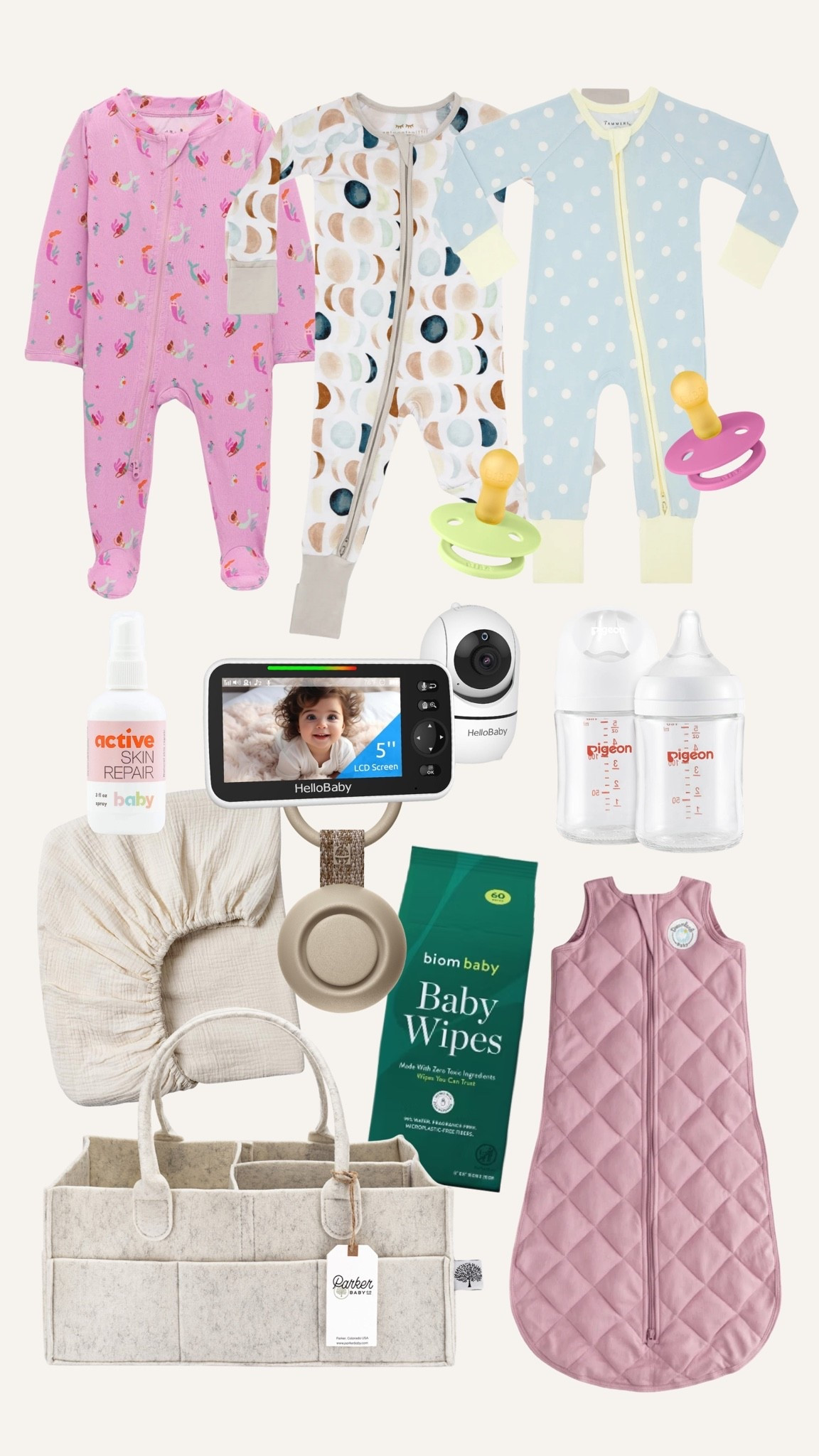 All of my newborn baby faves: onesies, bottles, no WiFi monitor, non toxic wipes, swaddle sleeper, cotton crib sheet, diaper rash spray!#newborn #babygirl #baby #onesie #hatchbaby #soundmachine #babybottle

#LTKmomlife #LTKBaby