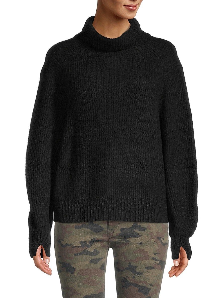 rag & bone Women's Pierce Cashmere Turtleneck - Black - Size XS | Saks Fifth Avenue OFF 5TH